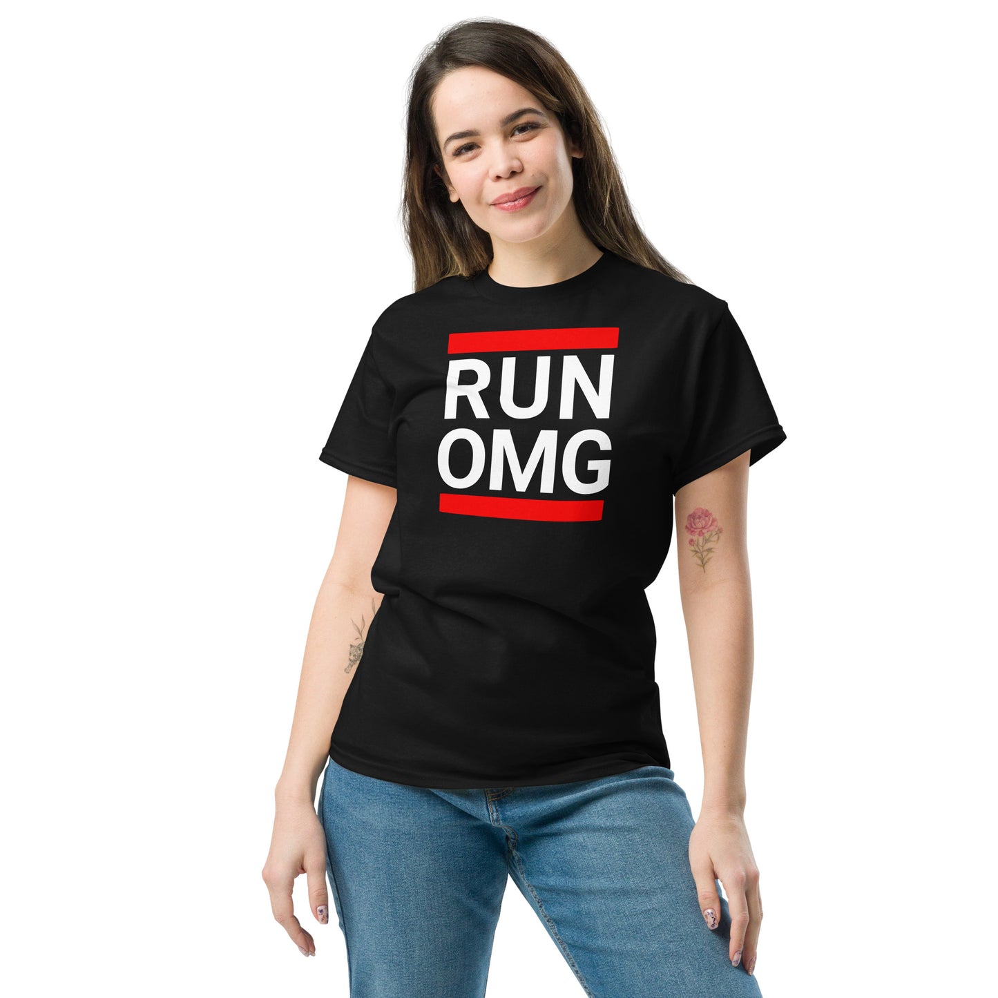 Run OMG - Men's classic tee in vintage Hip Hop Style made famous by Run DMC