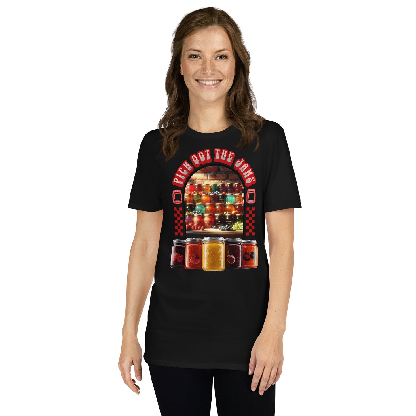 Misheard Song Lyric: Pick Out the Jams Short-Sleeve Unisex T-Shirt in Vintage Style