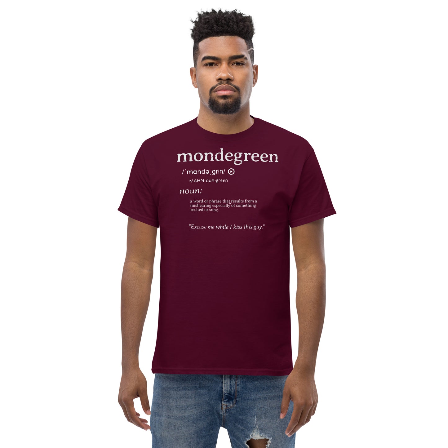 Mondegreen Definition Funny Misheard Lyrics Tee