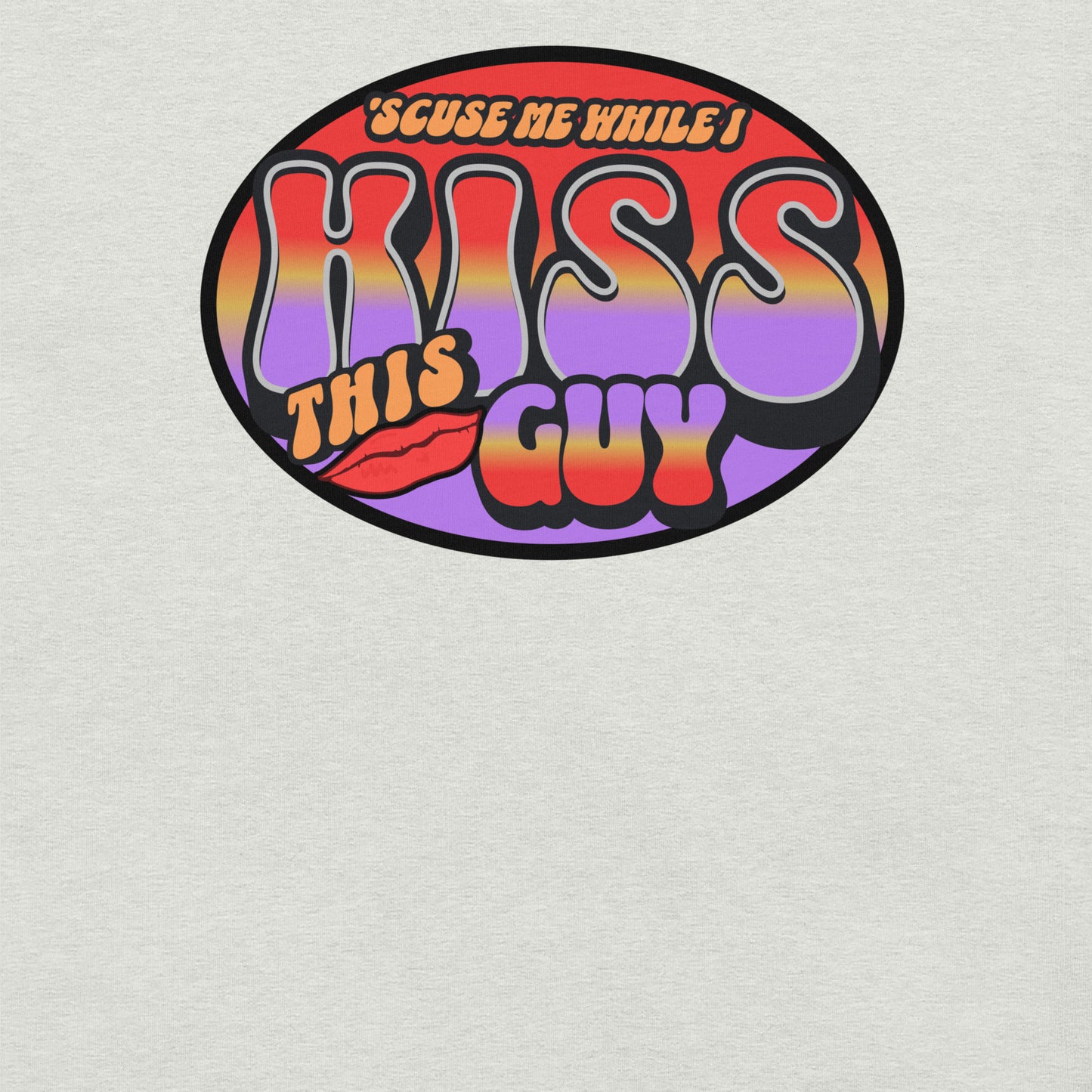 Scuse Me While I Kiss This Guy Funny Hendrix Tee