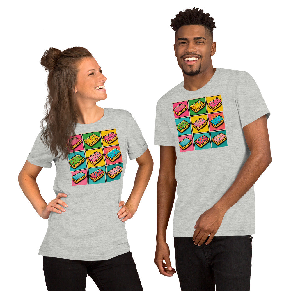 Pop (T)art Vintage 80s Vibrant Unisex t-shirt
