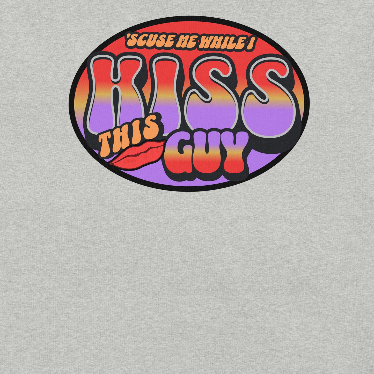 Scuse Me While I Kiss This Guy Funny Hendrix Tee