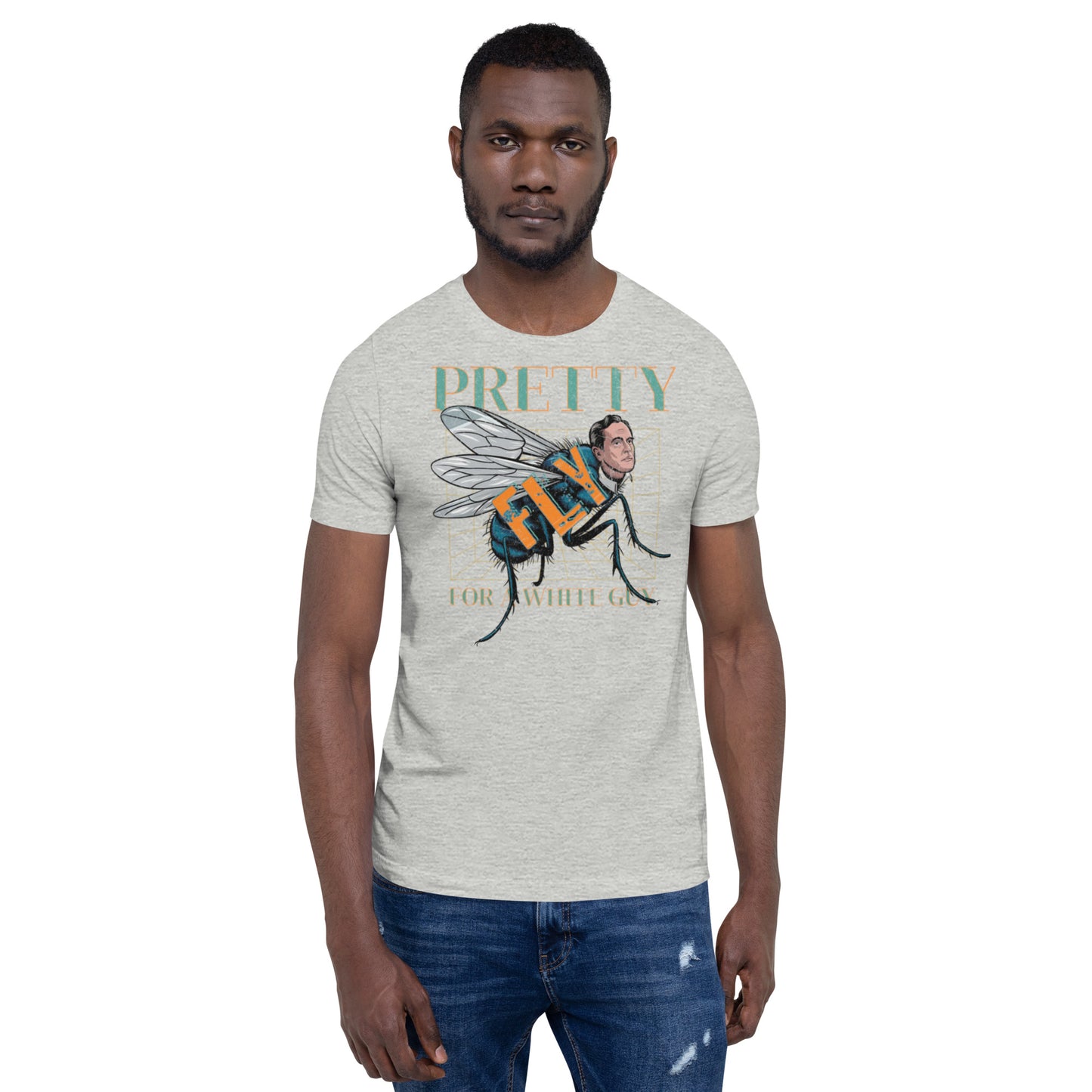 Pretty Fly for a White Guy Funny Mondegreen Tee