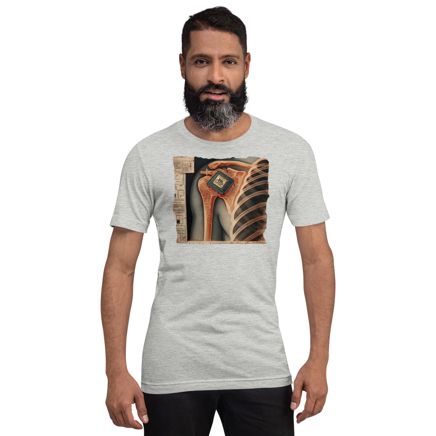 Big Chip on My Shoulder Funny Idiom Tech Tee