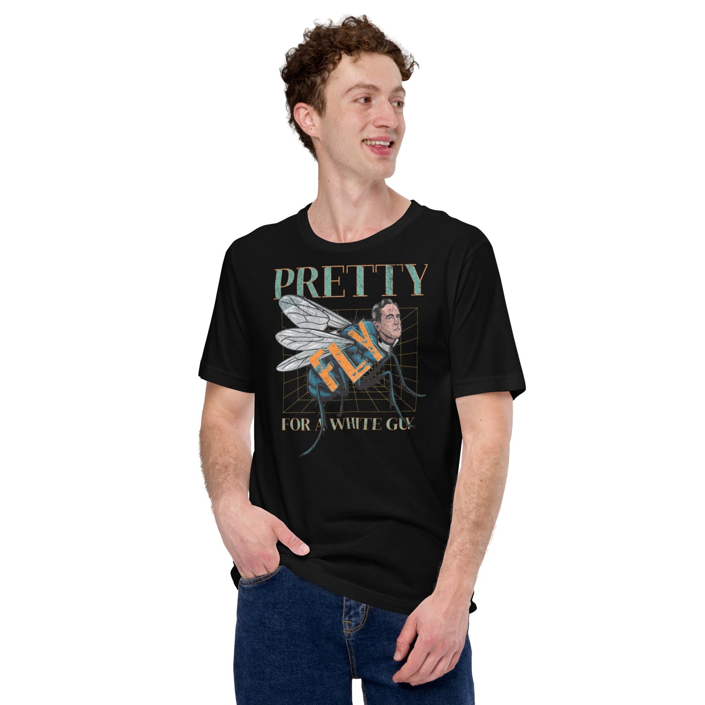 Pretty Fly for a White Guy Funny Mondegreen Tee