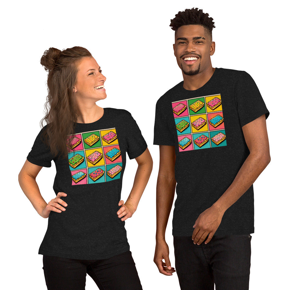 Pop (T)art Vintage 80s Vibrant Unisex t-shirt