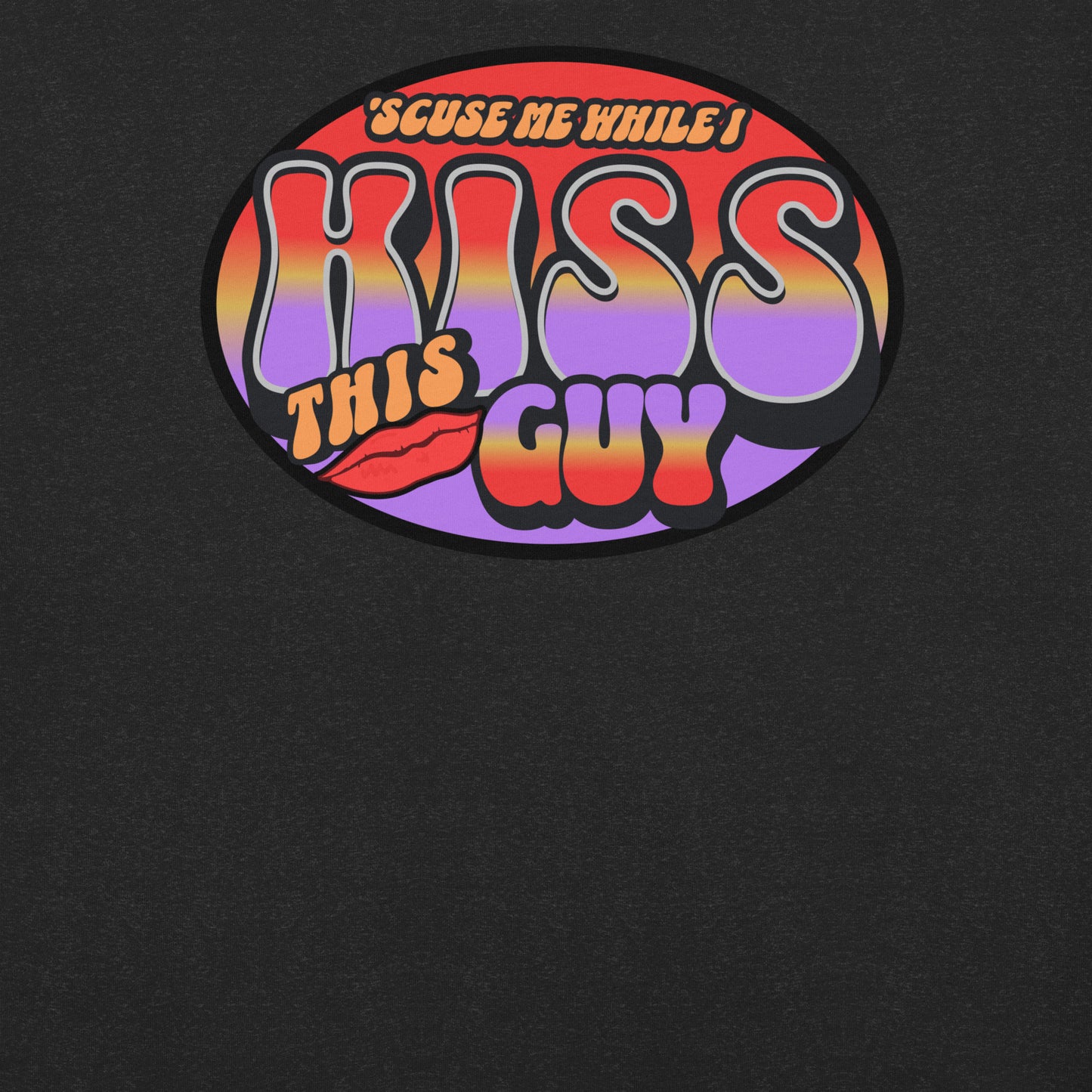Scuse Me While I Kiss This Guy Funny Hendrix Tee
