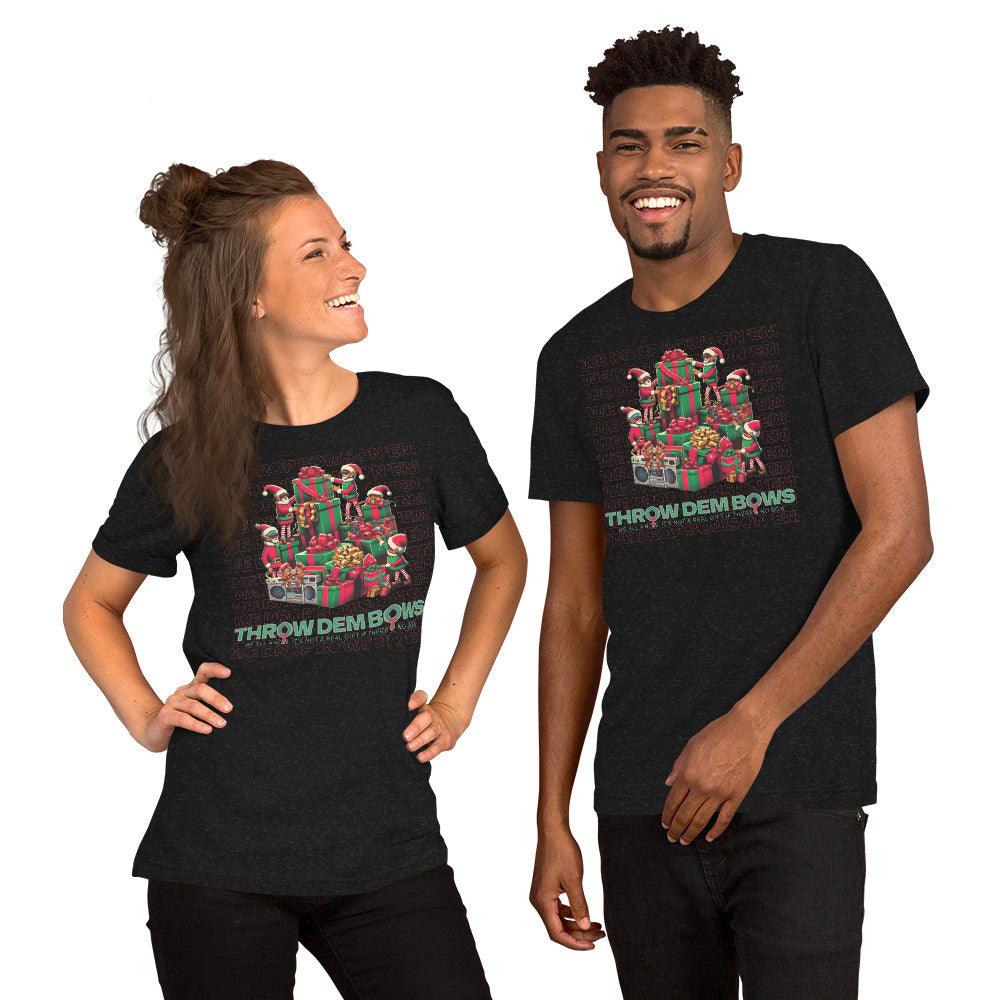 Throw Dem Bows Funny Christmas Rap Parody Tee