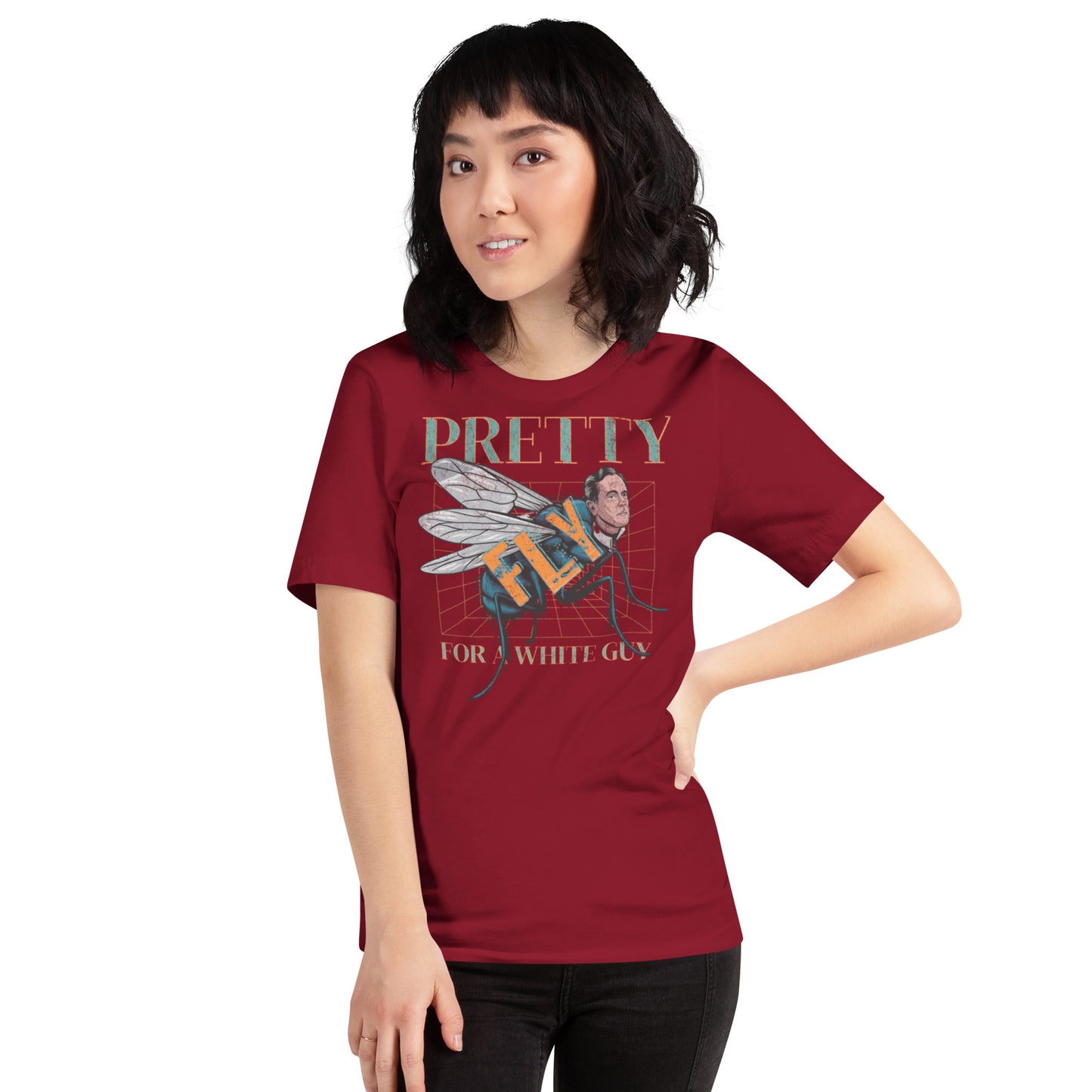 Pretty Fly for a White Guy Funny Mondegreen Tee