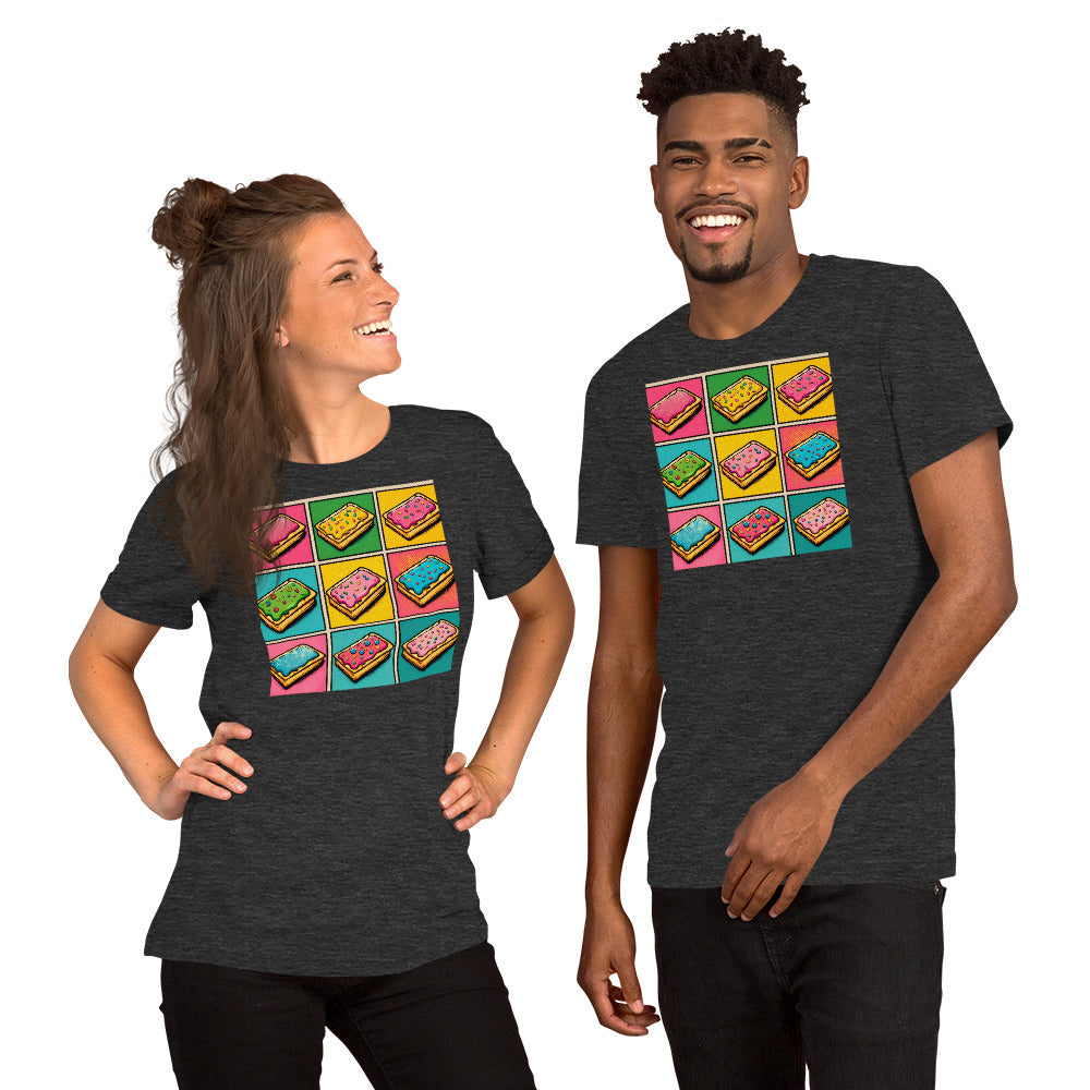 Pop (T)art Vintage 80s Vibrant Unisex t-shirt