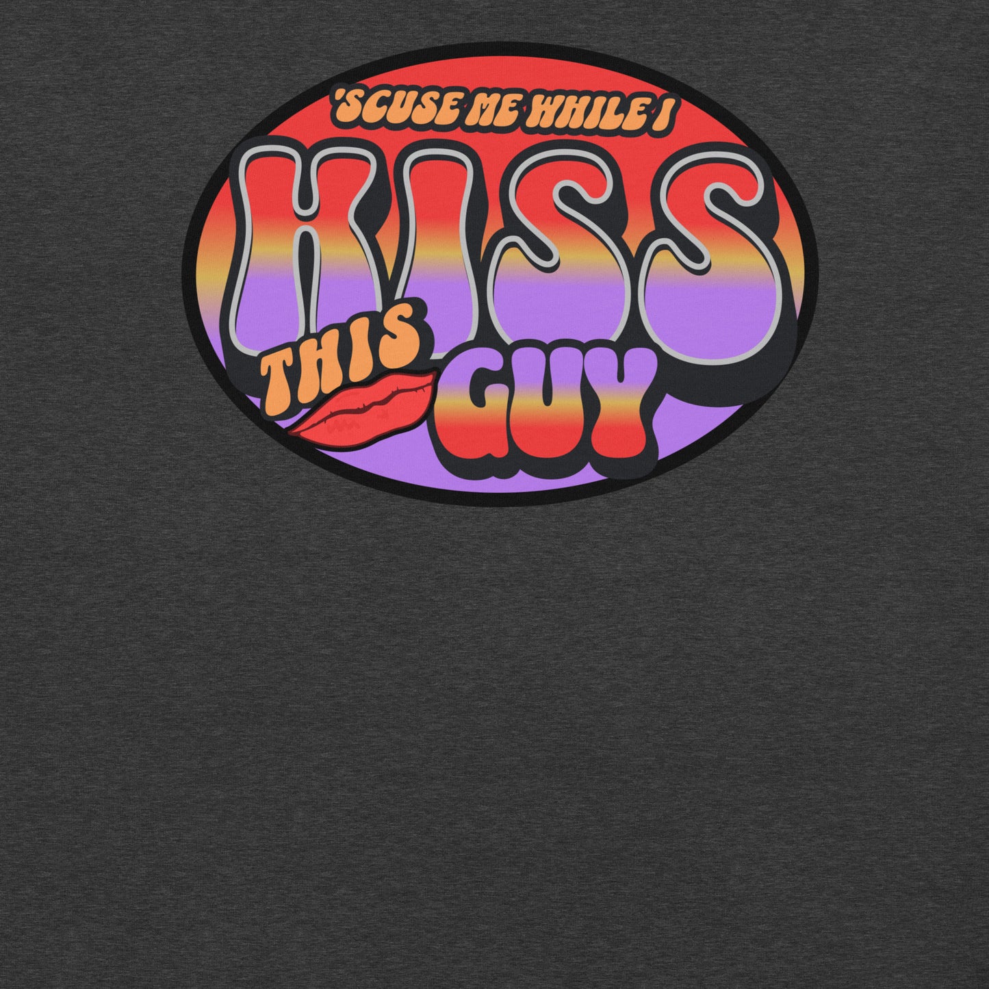 Scuse Me While I Kiss This Guy Funny Hendrix Tee