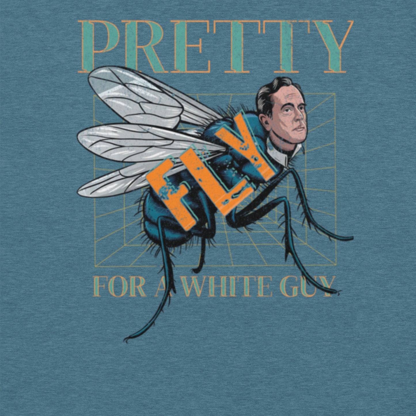 Pretty Fly for a White Guy Funny Mondegreen Tee