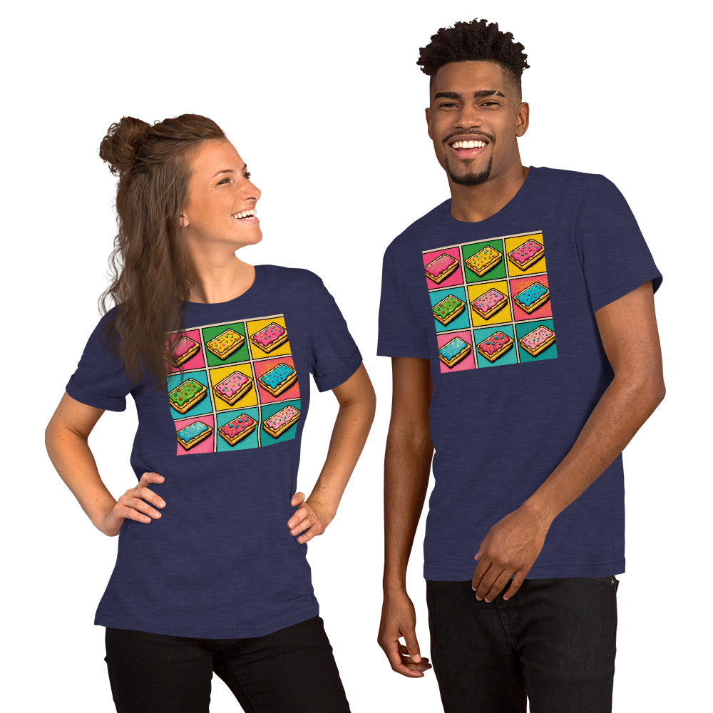 Pop (T)art Vintage 80s Vibrant Unisex t-shirt