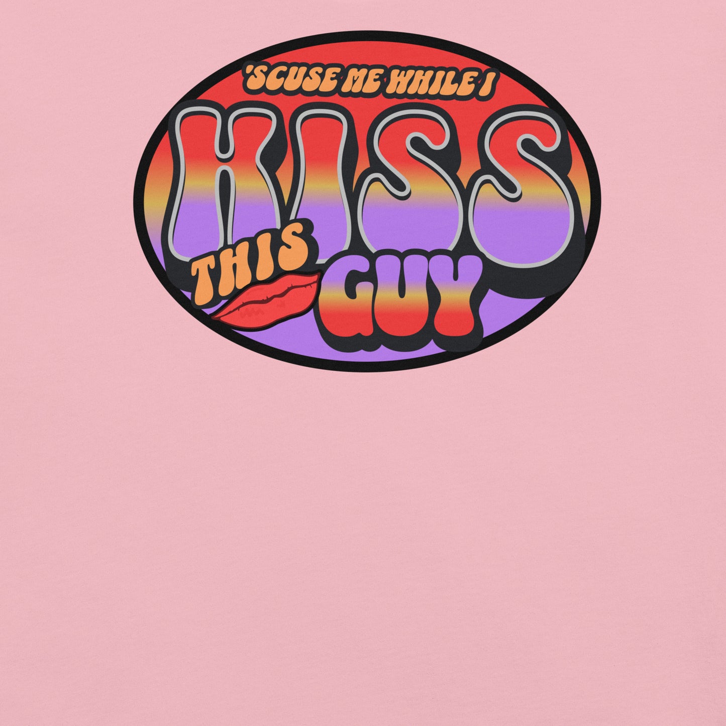 Scuse Me While I Kiss This Guy Funny Hendrix Tee