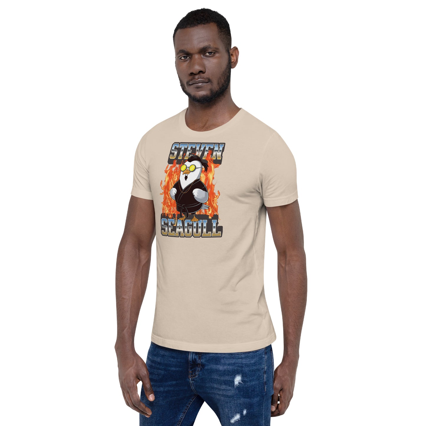 Action Hero Parody – Steven "Seagull" Martial Arts Comedy Design