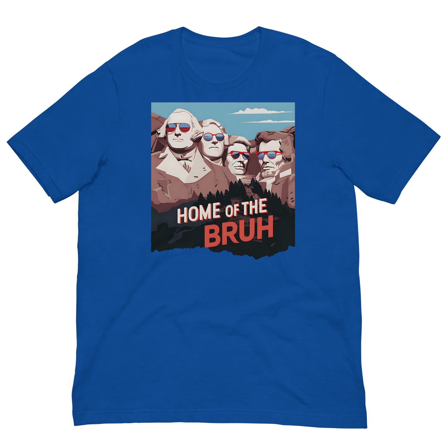Land of the Free. Home of the Bruh: Patriotic and Playful Summer Celebration