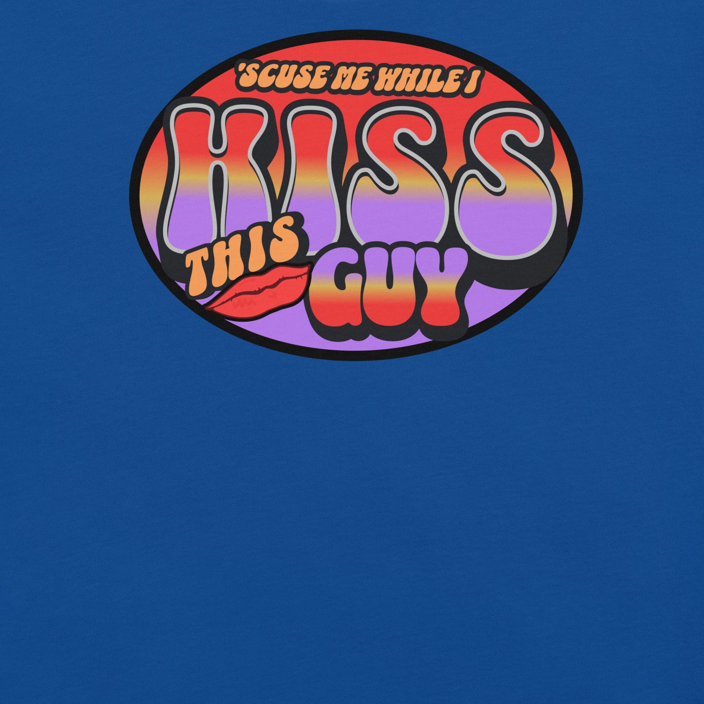 Scuse Me While I Kiss This Guy Funny Hendrix Tee