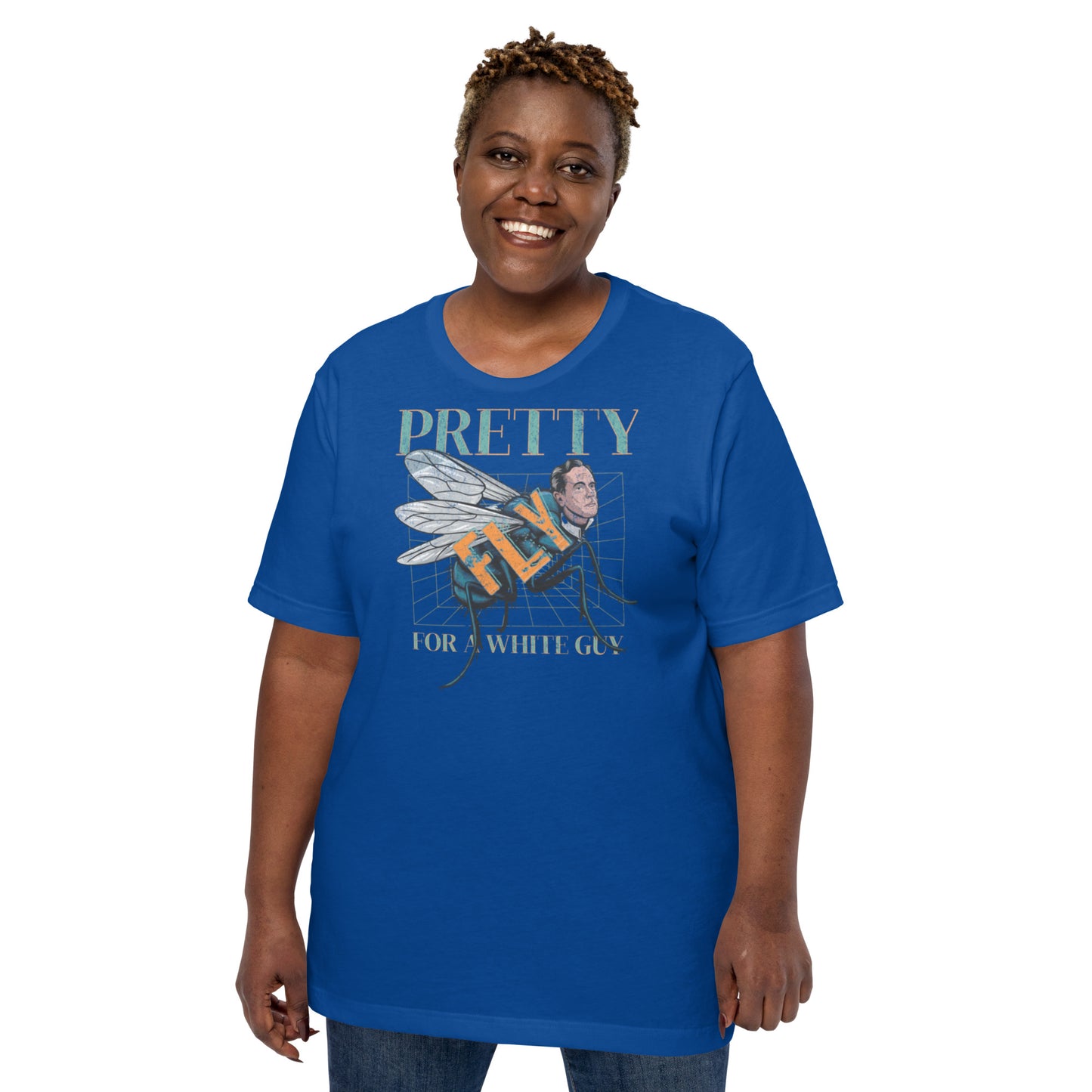 Pretty Fly for a White Guy Funny Mondegreen Tee