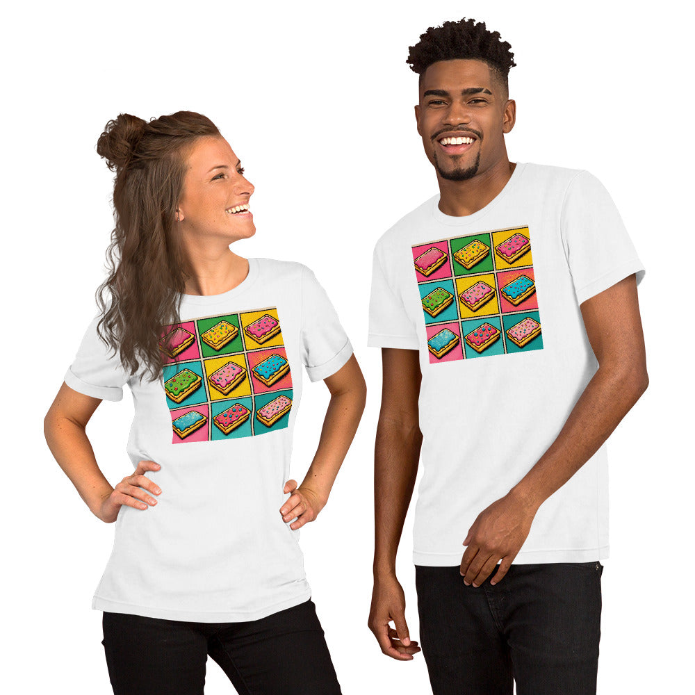 Pop (T)art Vintage 80s Vibrant Unisex t-shirt