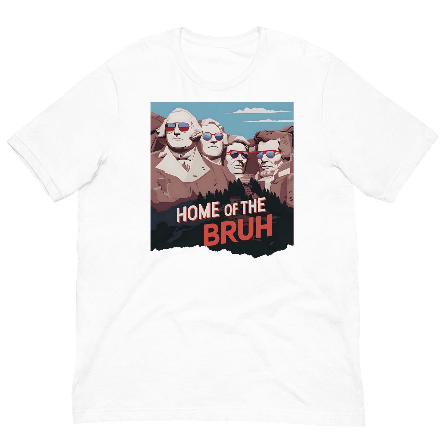 Land of the Free. Home of the Bruh: Patriotic and Playful Summer Celebration