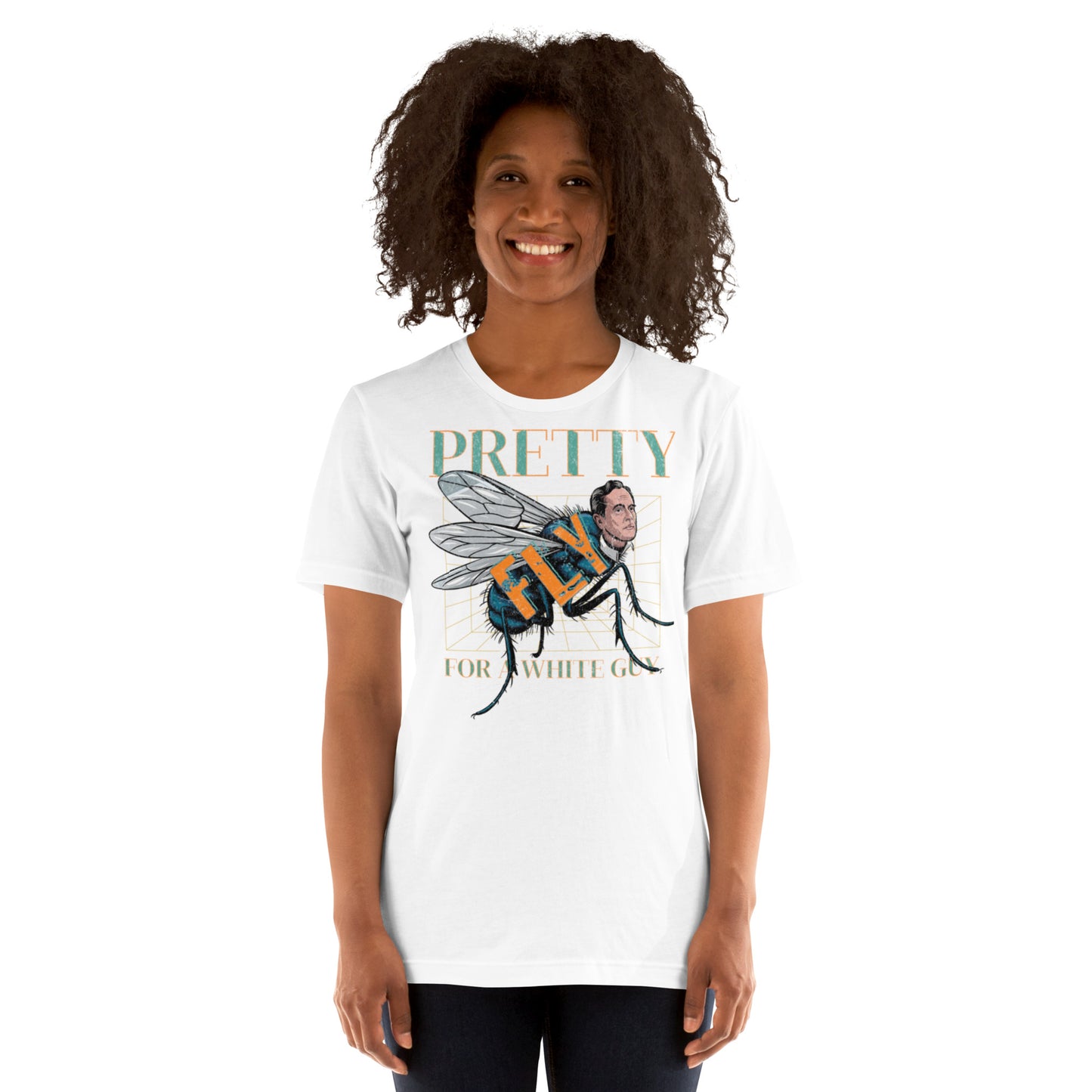 Pretty Fly for a White Guy Funny Mondegreen Tee