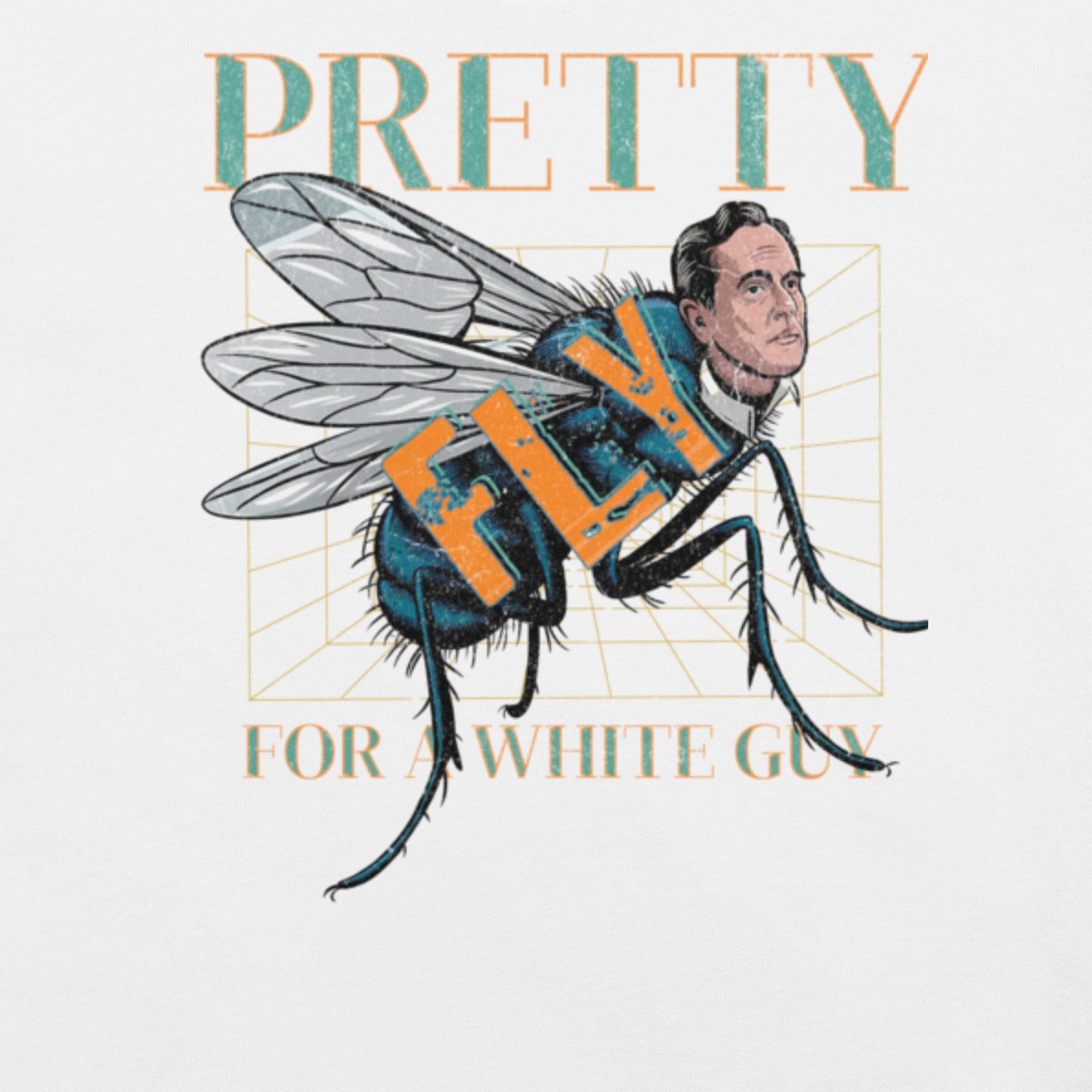 Pretty Fly for a White Guy Funny Mondegreen Tee