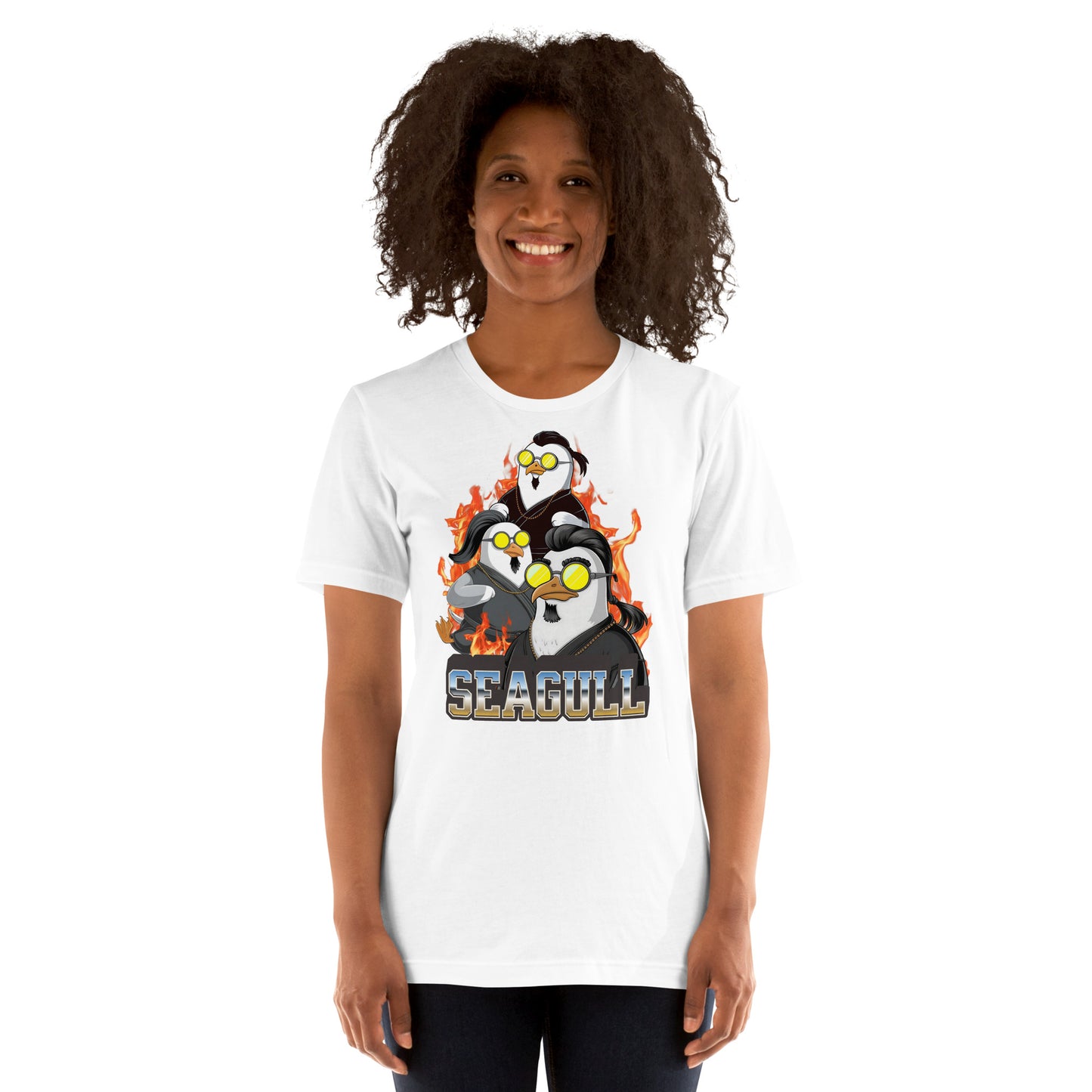 Action Bird Hero Parody – Martial Arts Seagull Design