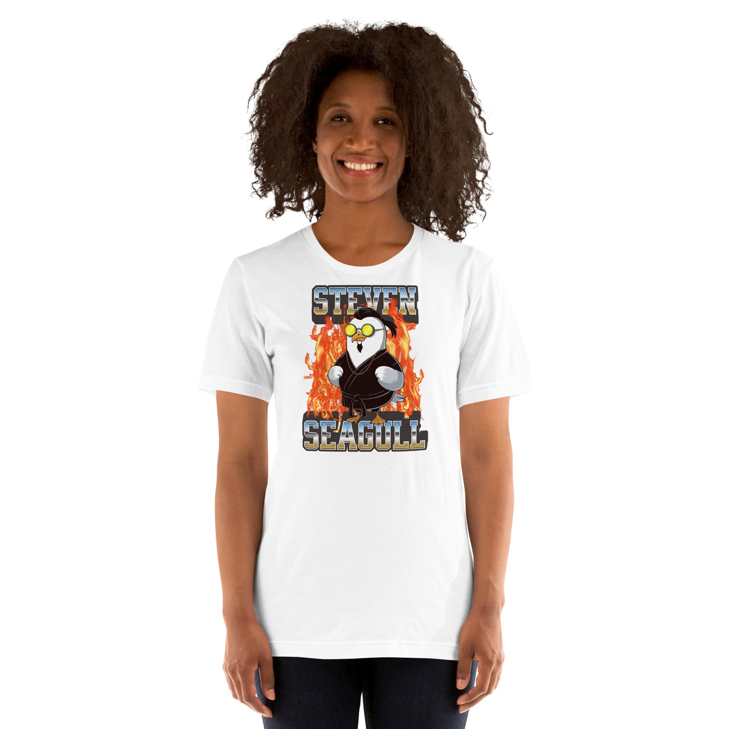 Action Hero Parody – Steven "Seagull" Martial Arts Comedy Design