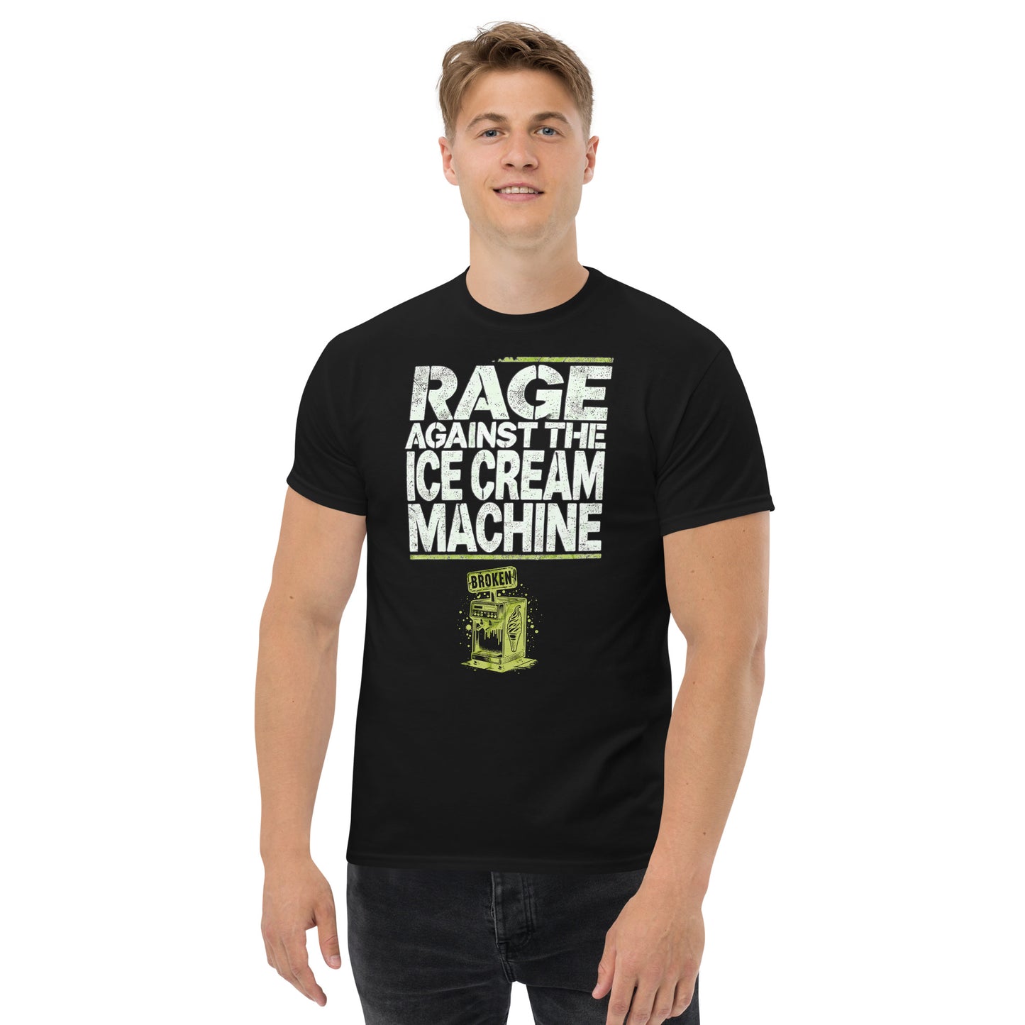 Rage Against the Ice Cream Machine Parody Tee