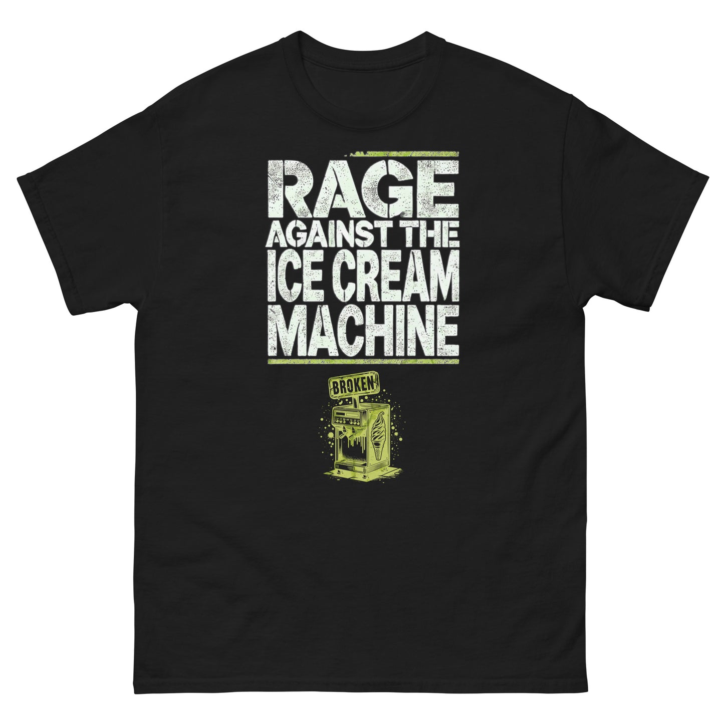 Rage Against the Ice Cream Machine Parody Tee