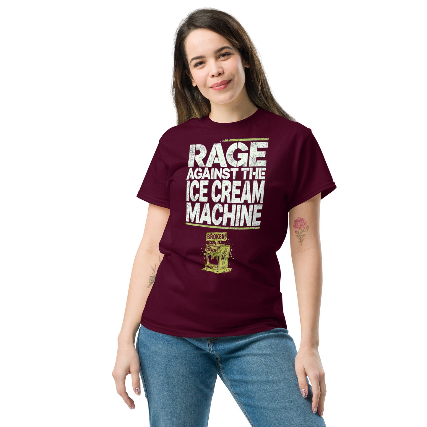 Rage Against the Ice Cream Machine Parody Tee