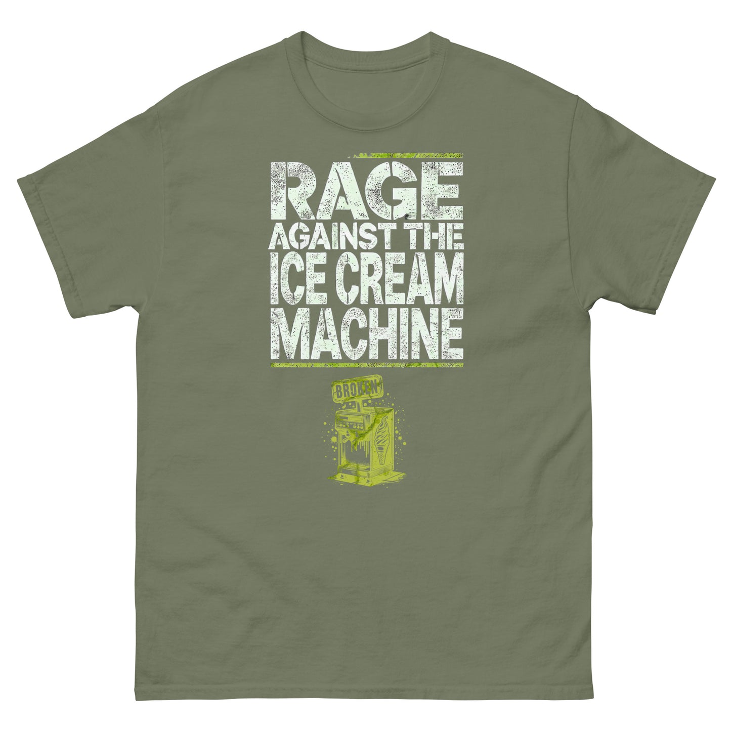 Rage Against the Ice Cream Machine Parody Tee