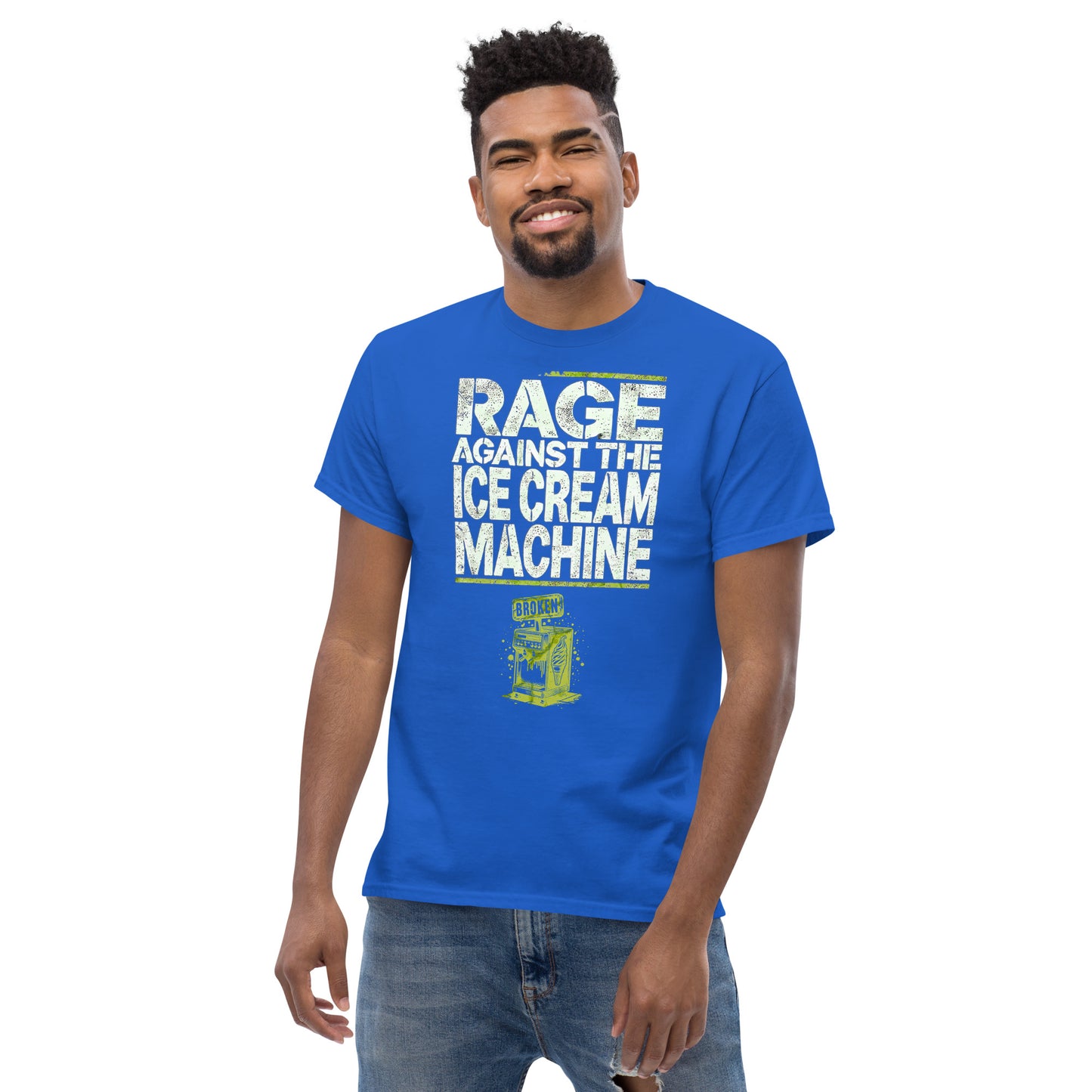 Rage Against the Ice Cream Machine Parody Tee