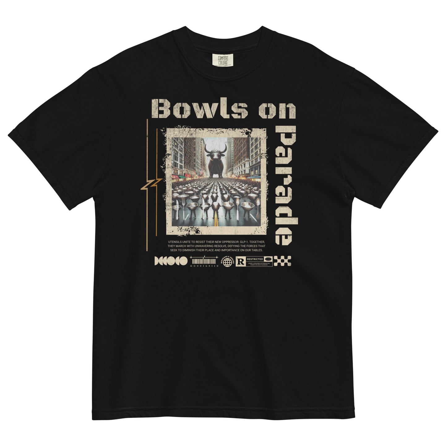 Bowls on Parade: Satirical Art Inspired by Rage Against the Machine (Best Band Ever)