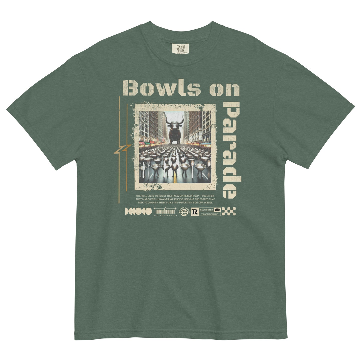 Bowls on Parade: Satirical Art Inspired by Rage Against the Machine (Best Band Ever)