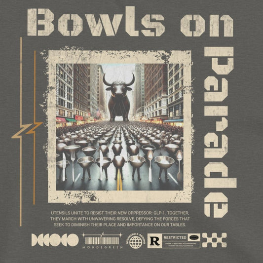 Bowls on Parade: Satirical Art Inspired by Rage Against the Machine (Best Band Ever)