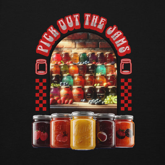 Misheard Song Lyric: Pick Out the Jams Hoodie in Vintage Style