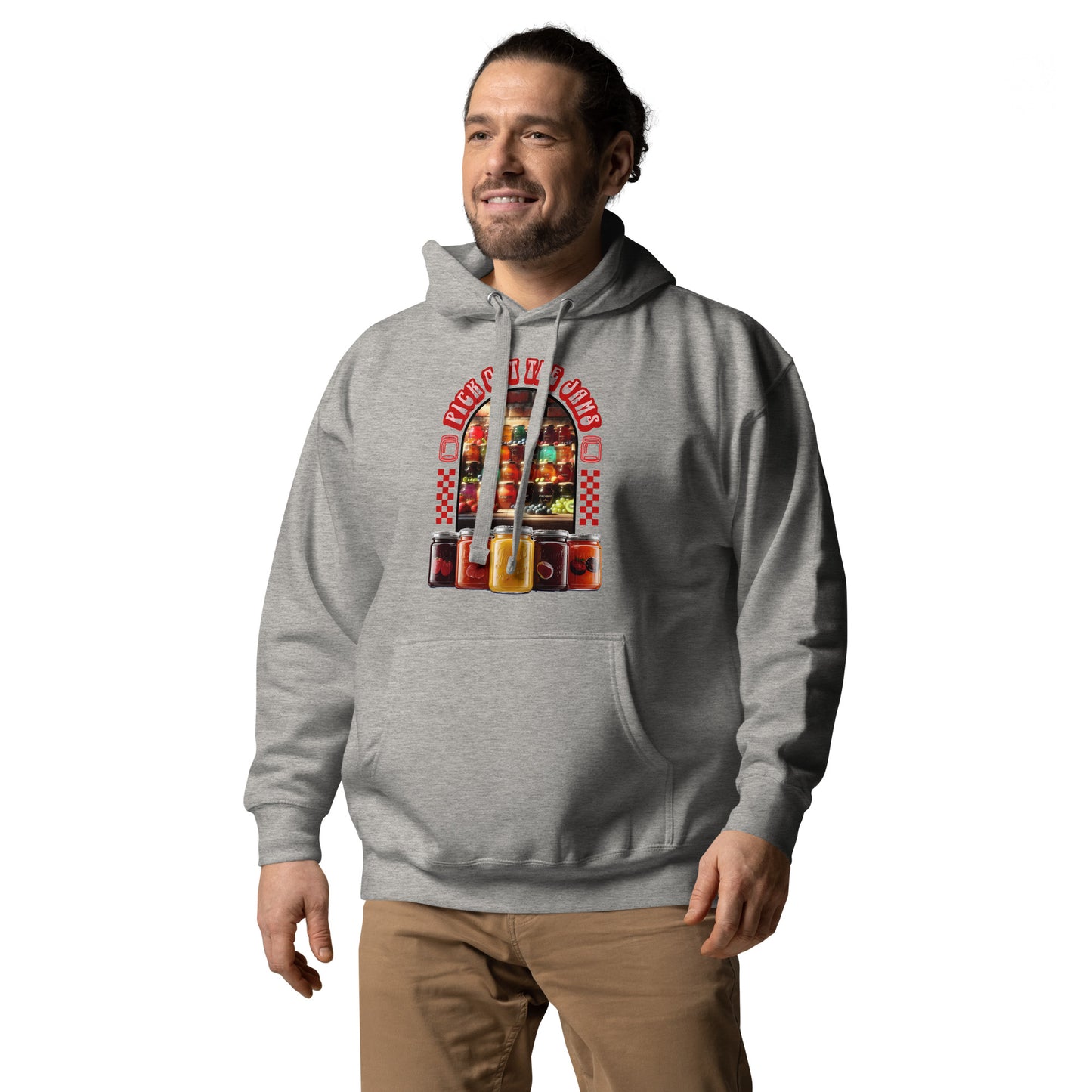 Misheard Song Lyric: Pick Out the Jams Hoodie in Vintage Style