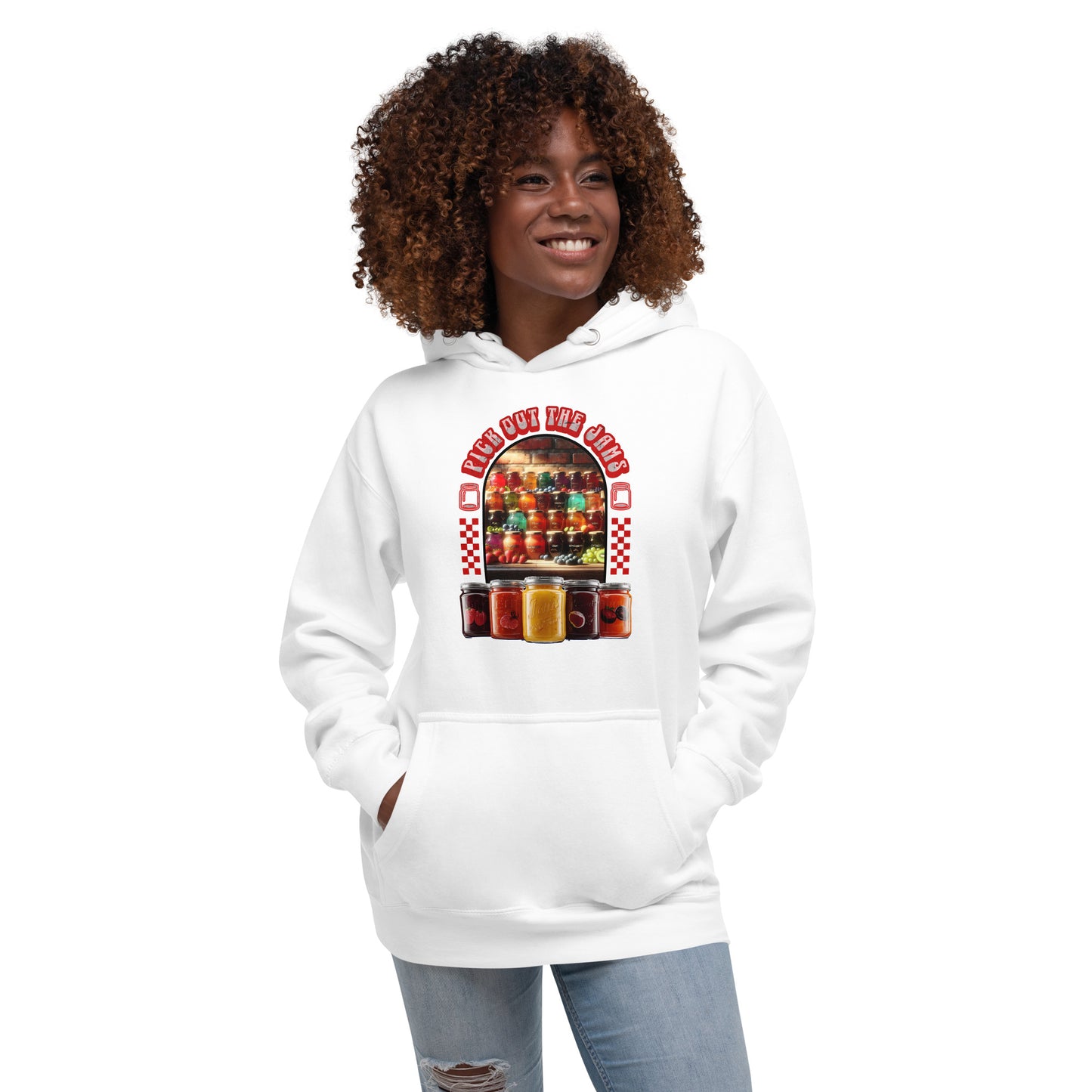 Misheard Song Lyric: Pick Out the Jams Hoodie in Vintage Style