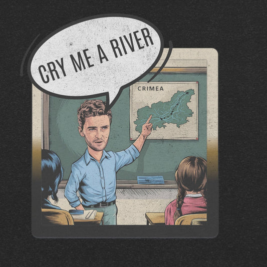 Cry Me a River Funny Geography Mondegreen Tee