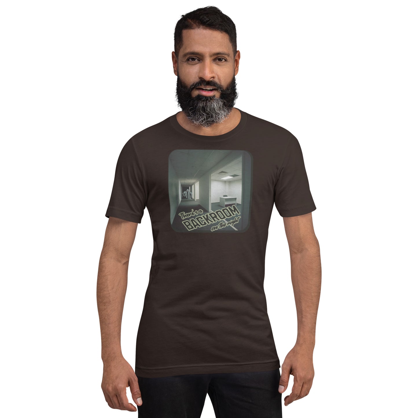 There's a Backroom on the Right Funny Liminal Space Tee