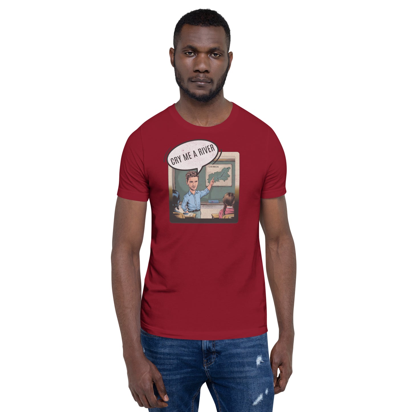 Cry Me a River Funny Geography Mondegreen Tee