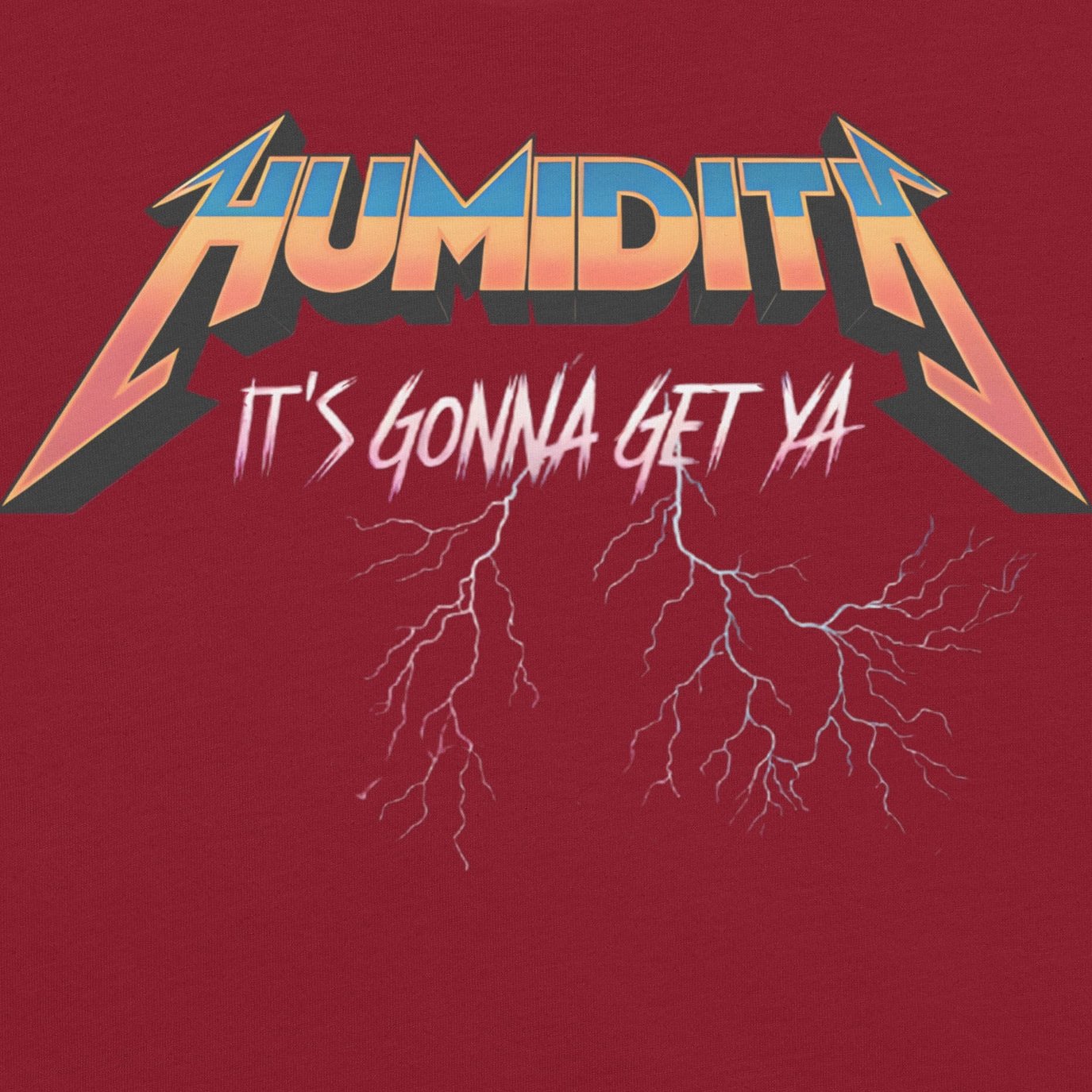 Humidity – It's Gonna Get Ya! Metal Band Parody Design