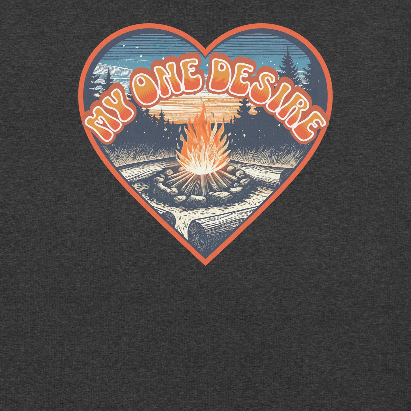 My One Desire Camping Love Retro Tee