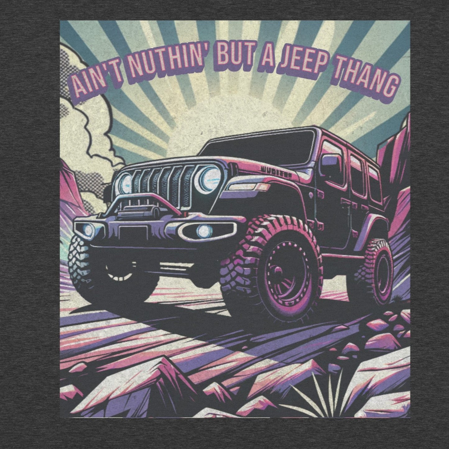 Ain't Nuthin' But a Jeep Thang Funny Mondegreen Tee