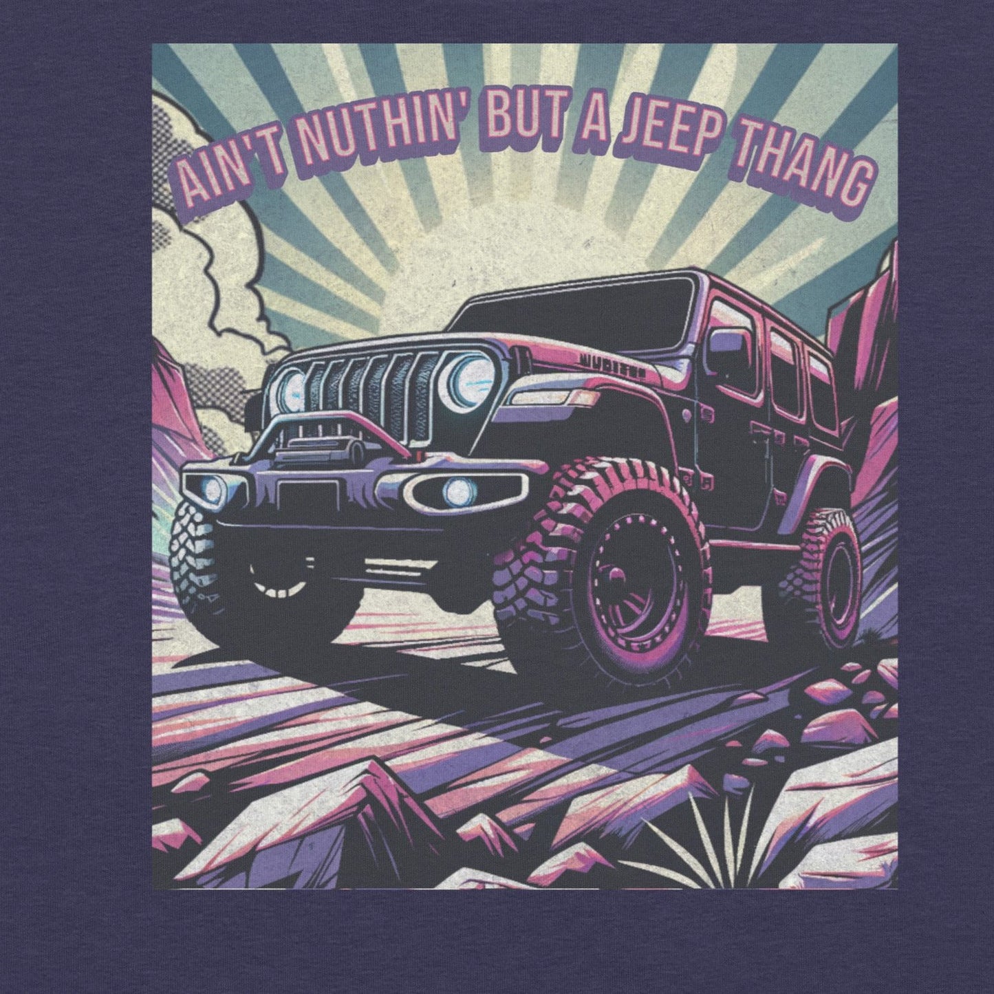 Ain't Nuthin' But a Jeep Thang Funny Mondegreen Tee