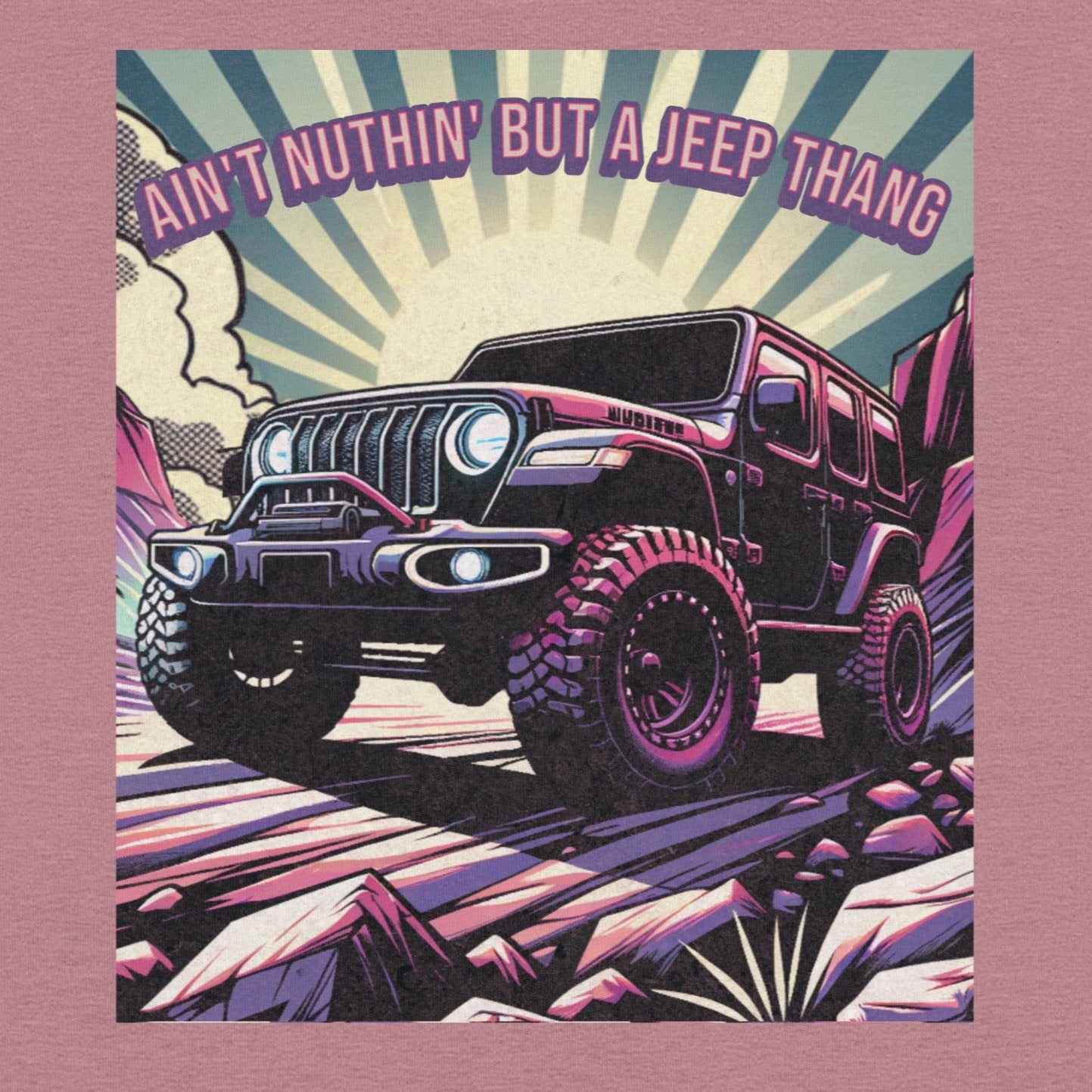 Ain't Nuthin' But a Jeep Thang Funny Mondegreen Tee