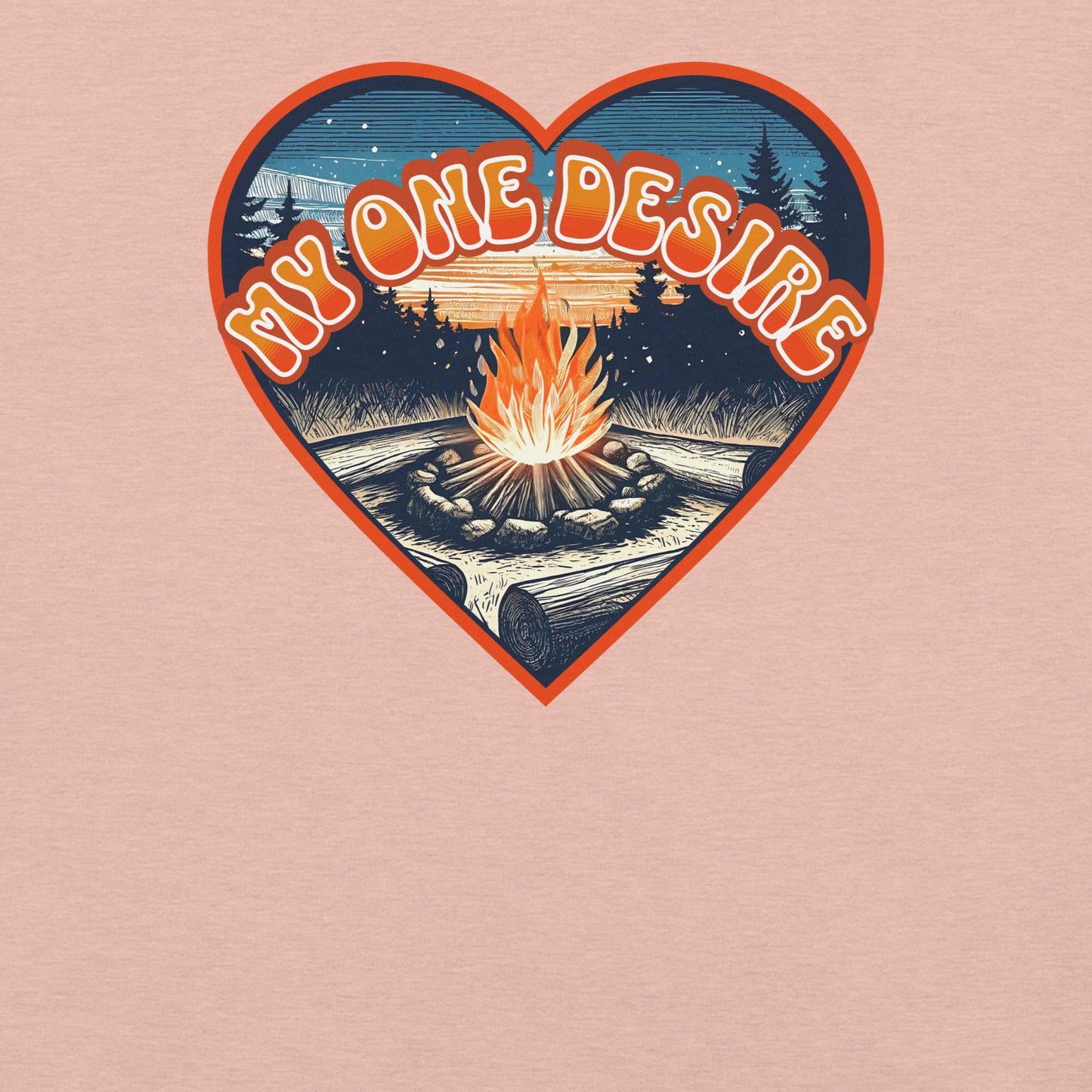 My One Desire Camping Love Retro Tee