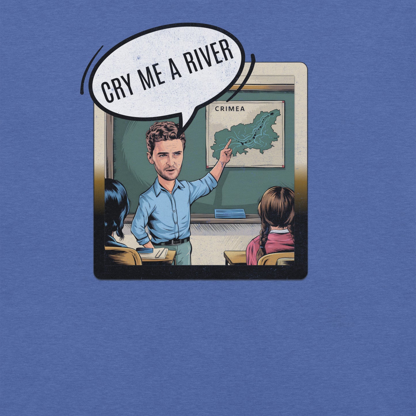 Cry Me a River Funny Geography Mondegreen Tee