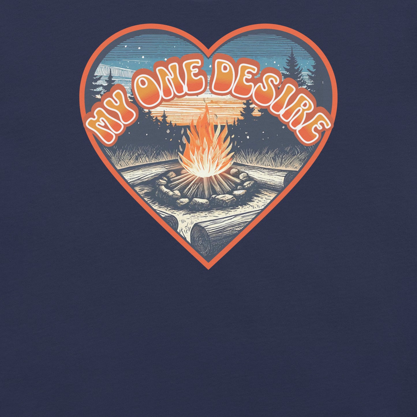 My One Desire Camping Love Retro Tee